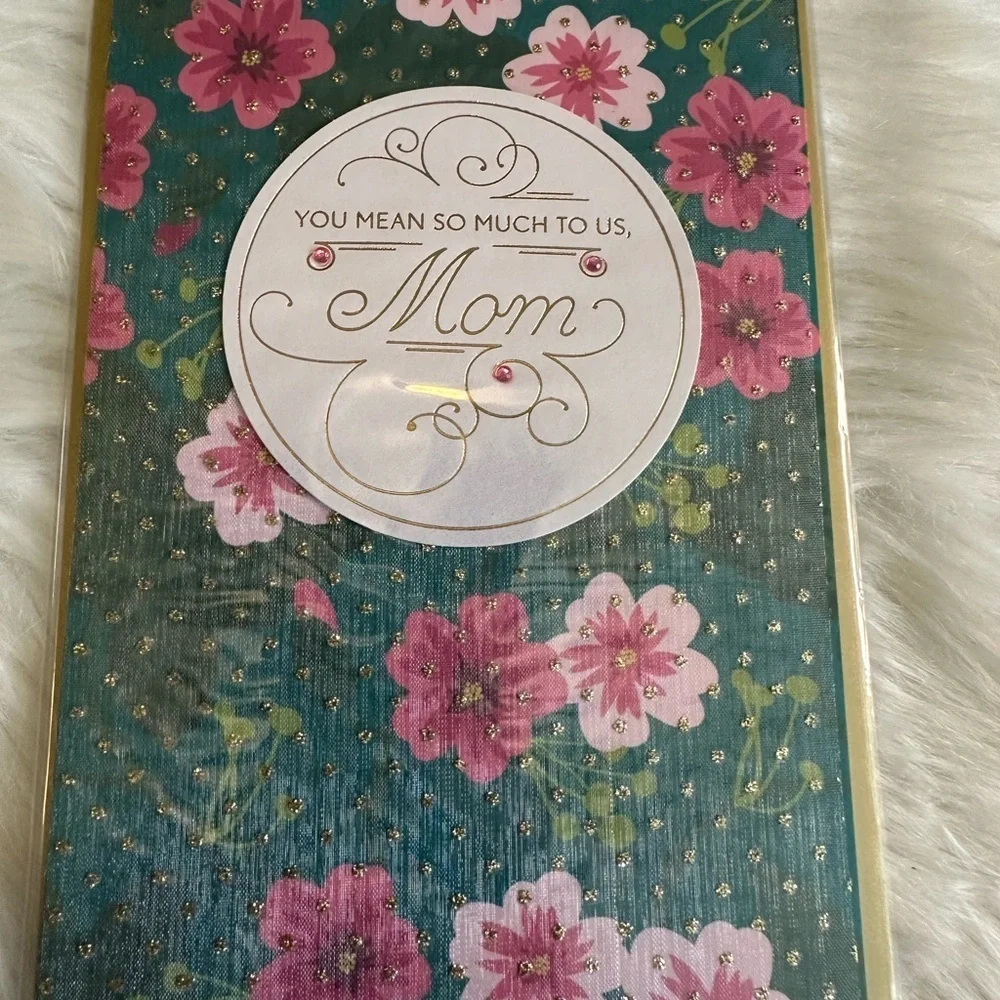🩵5/$8 Elegant Birthday Card with Gold Accents